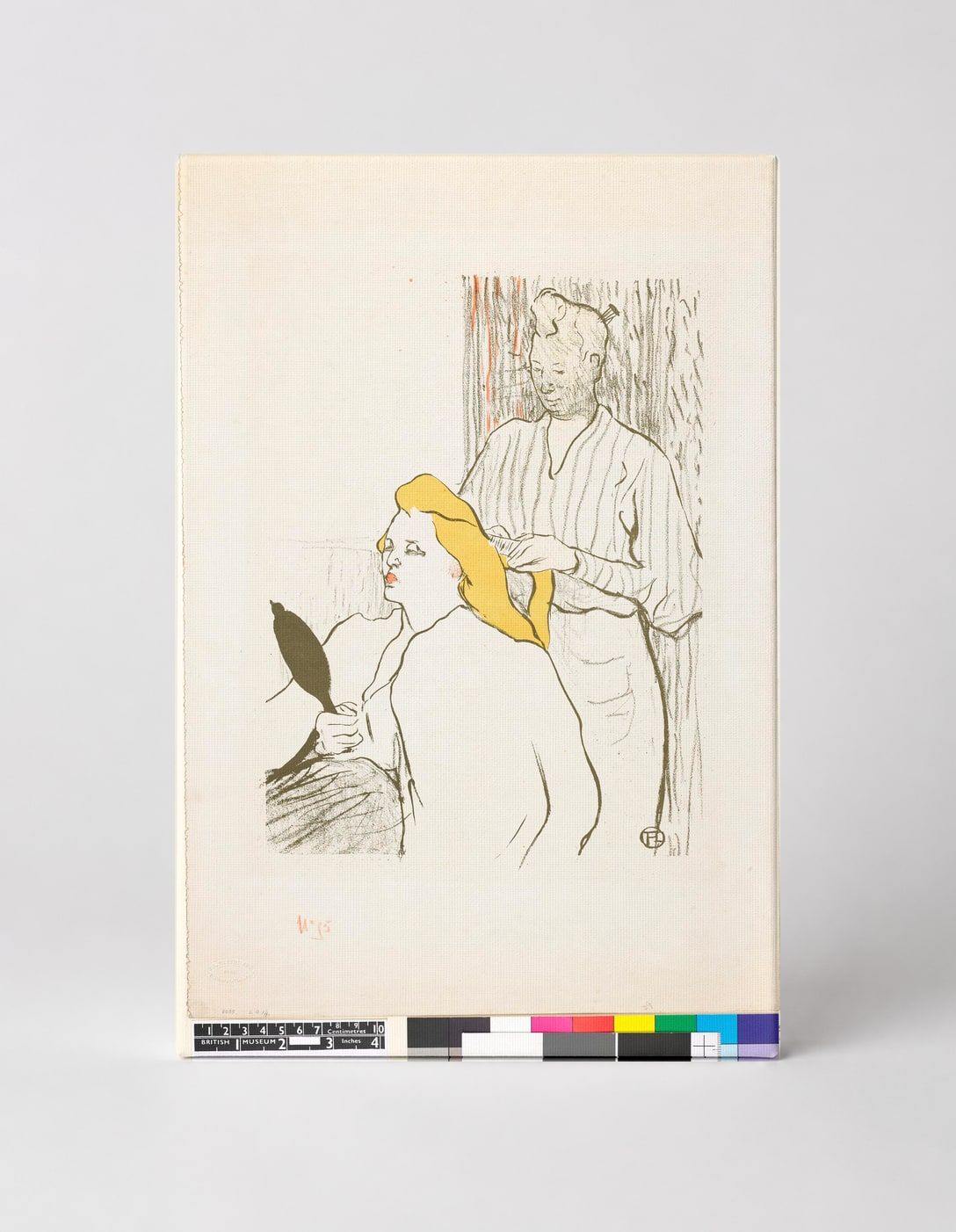 The Hairdresser 1890s Belle Epoque Lithograph Vintage Poster Wall Art