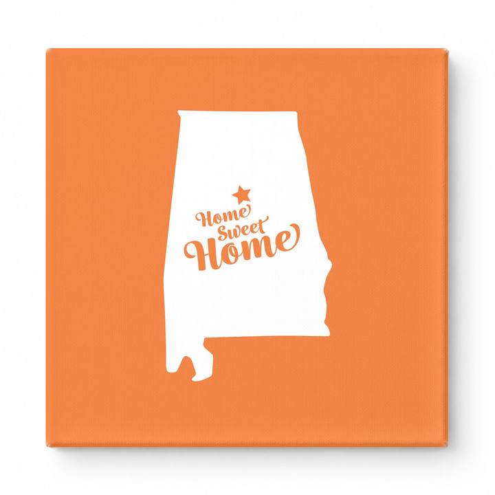 Home Sweet Montgomery — Alabama State Silhouette