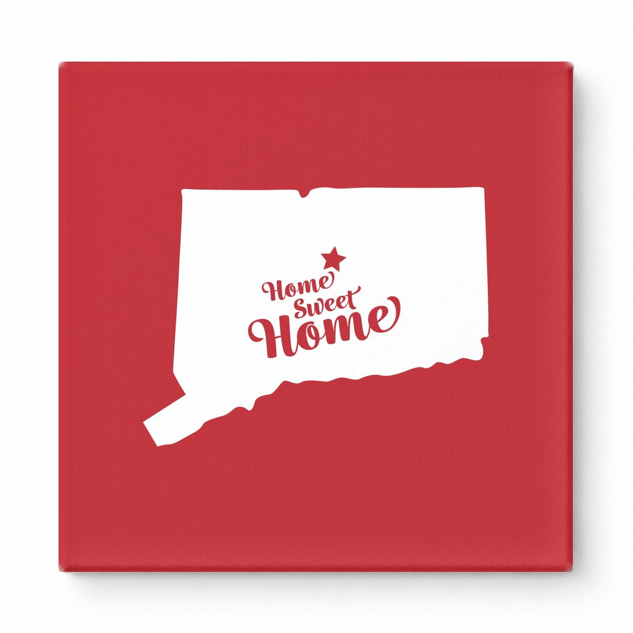 Home Sweet Hartford — Connecticut State Silhouette