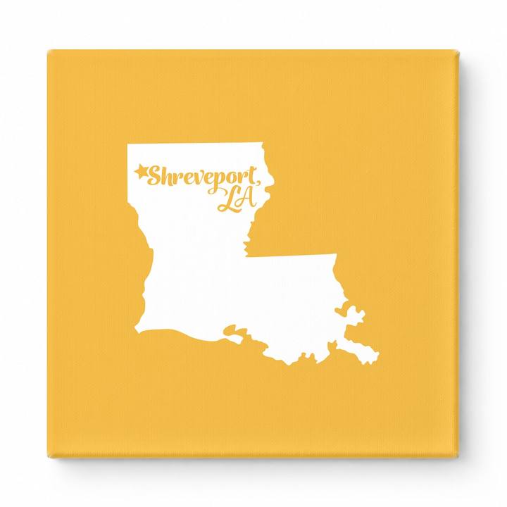 Home Sweet Shreveport — Louisiana State Silhouette