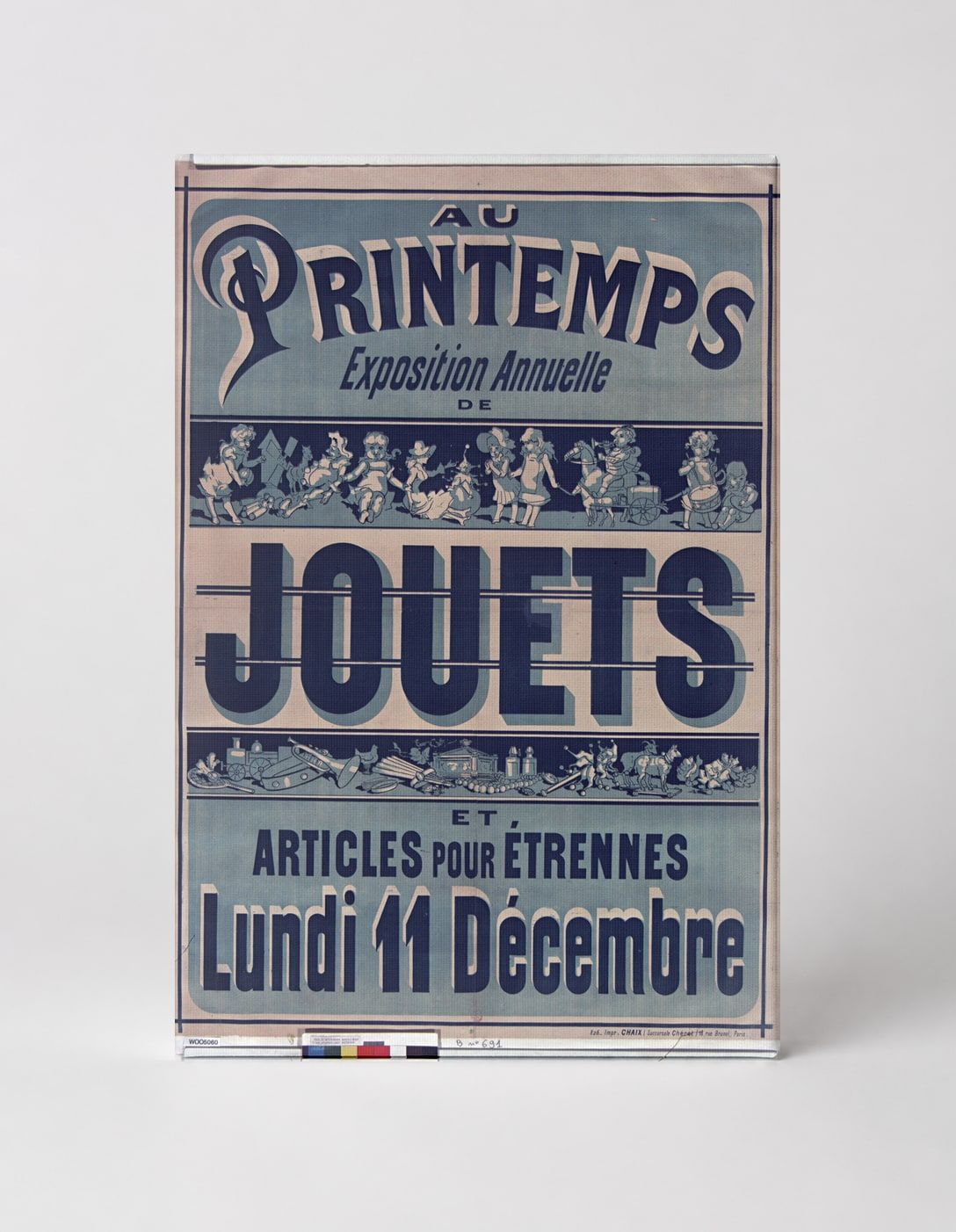 Au Printemps Jouets 1882 - French Vintage Toy Exposition Poster Wall Art