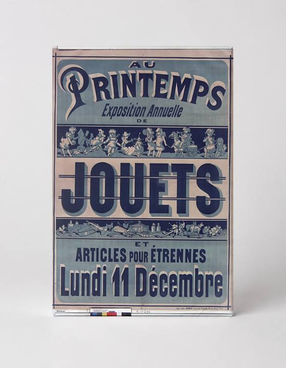 Au Printemps Jouets 1882 - French Vintage Toy Exposition Poster Wall Art