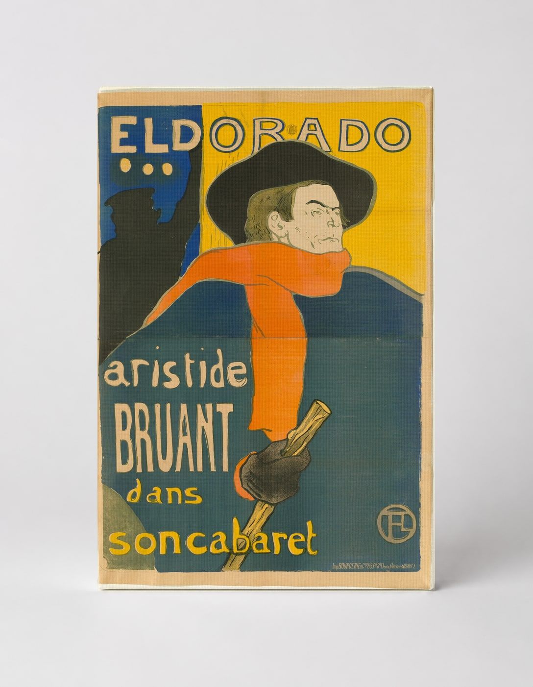 Eldorado Aristide Bruant 1892 - Belle Époque Vintage Cabaret Poster Wall Art