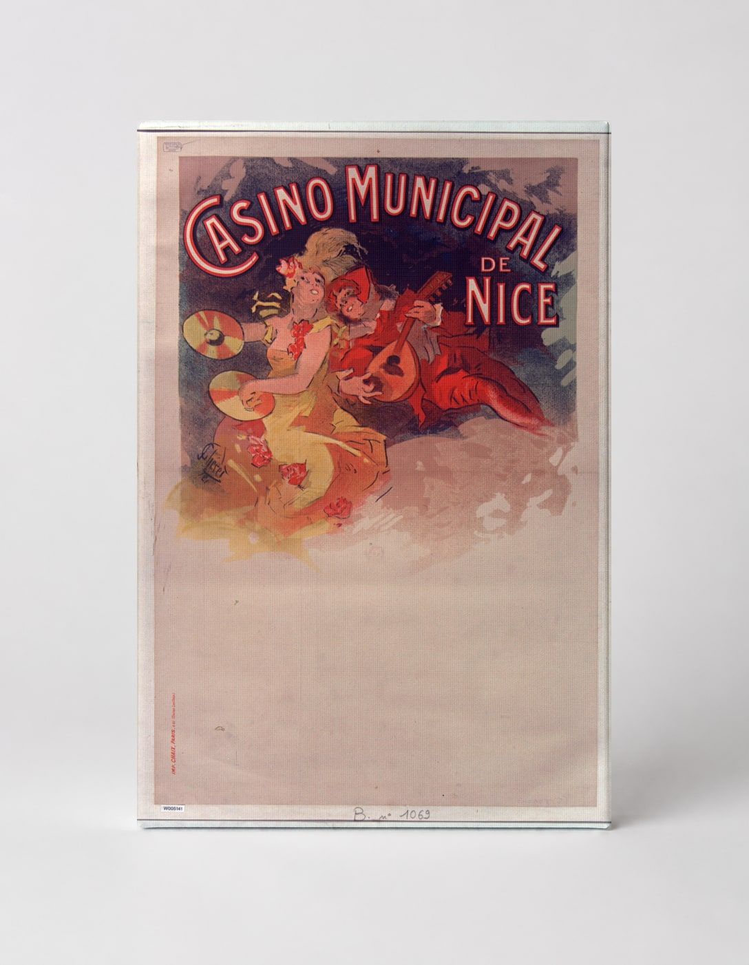 Casino Municipal de Nice 1890s - Belle Époque Vintage Poster Wall Art