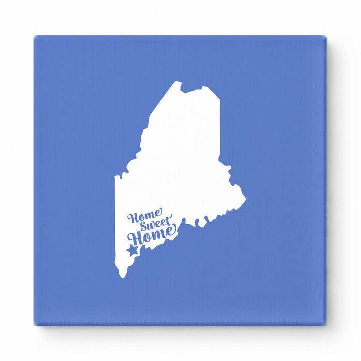 Home Sweet Portland — Maine State Silhouette