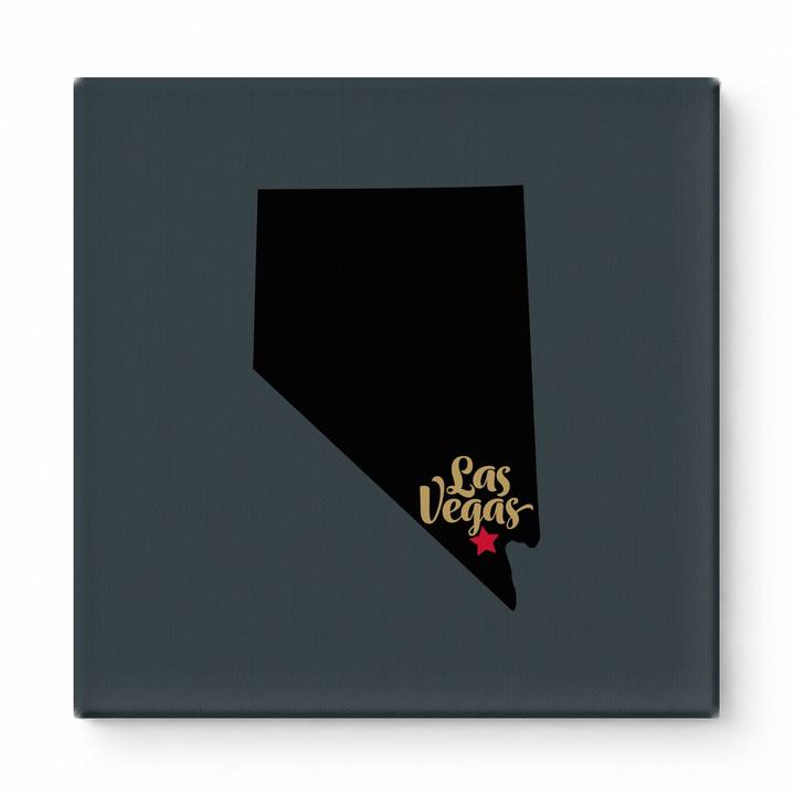 Home Sweet Las Vegas — Nevada State Silhouette