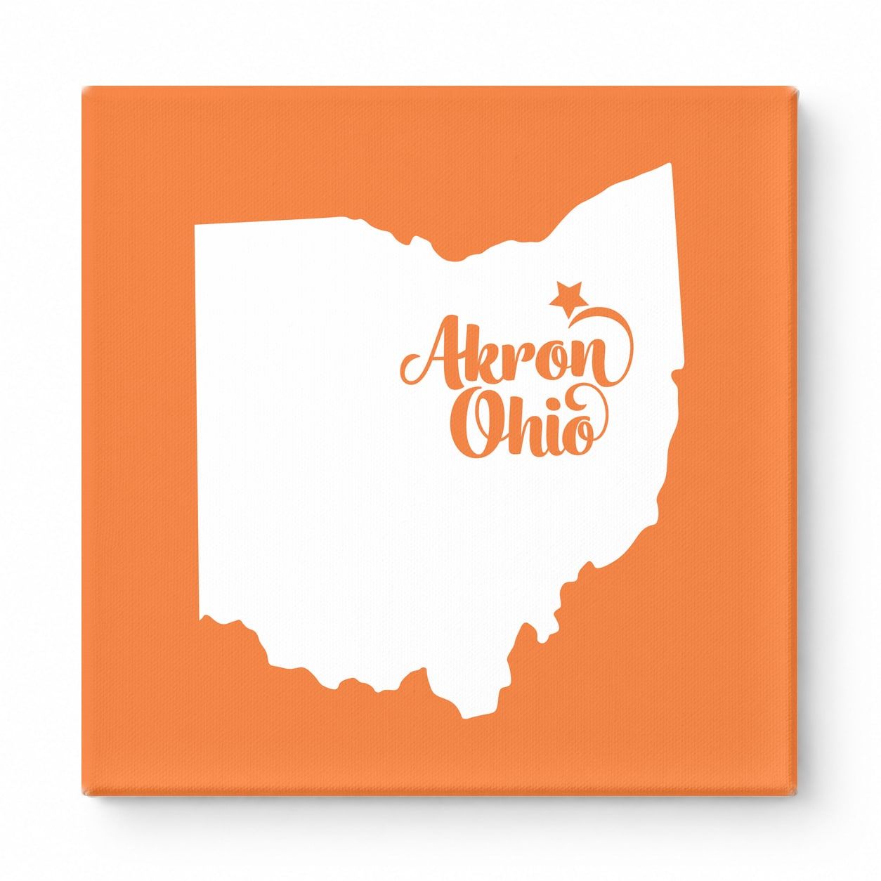 Home Sweet Akron — Ohio State Silhouette