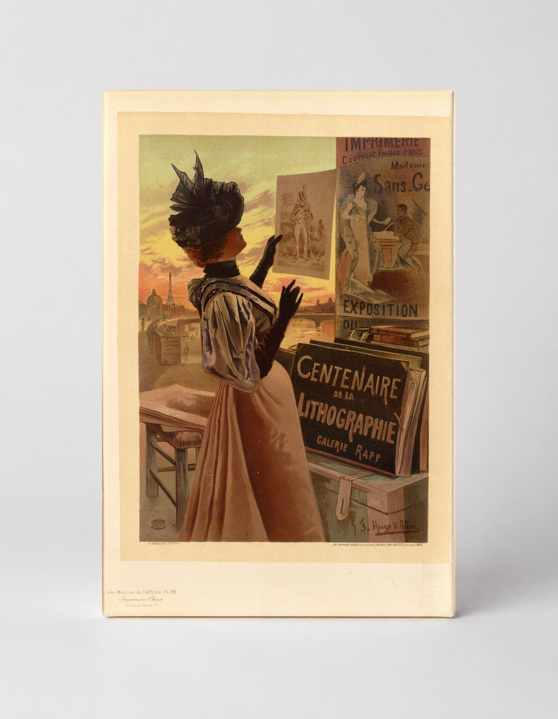 Centenaire de la Lithographie 1895 - Belle Époque Vintage Poster Wall Art