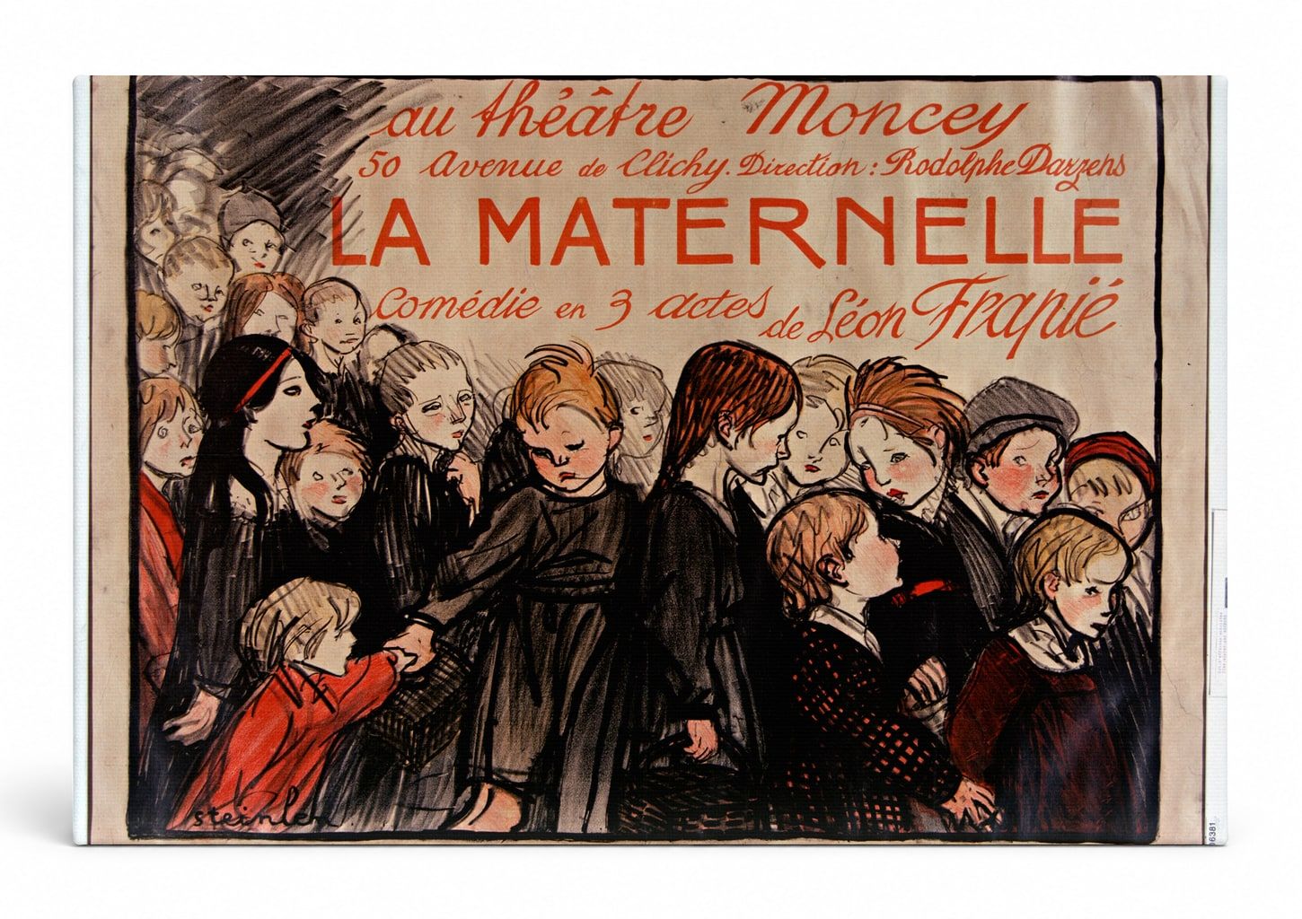 La Maternelle 1903 Theatre Moncey - French Vintage Poster Wall Art