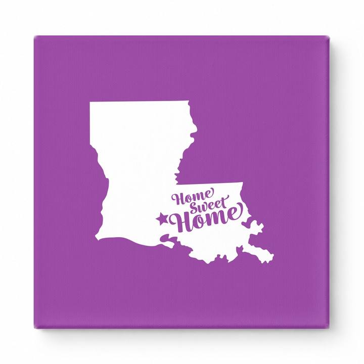 Home Sweet New Orleans — Louisiana State Silhouette