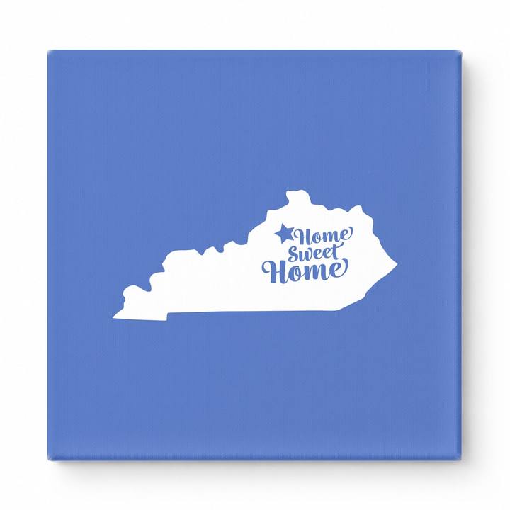 Home Sweet Frankfort — Kentucky State Silhouette