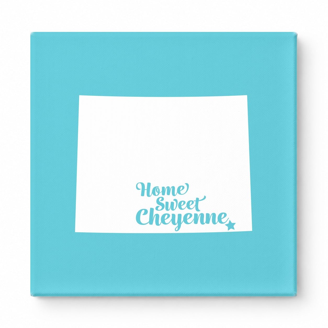 Home Sweet Cheyenne — Wyoming State Silhouette