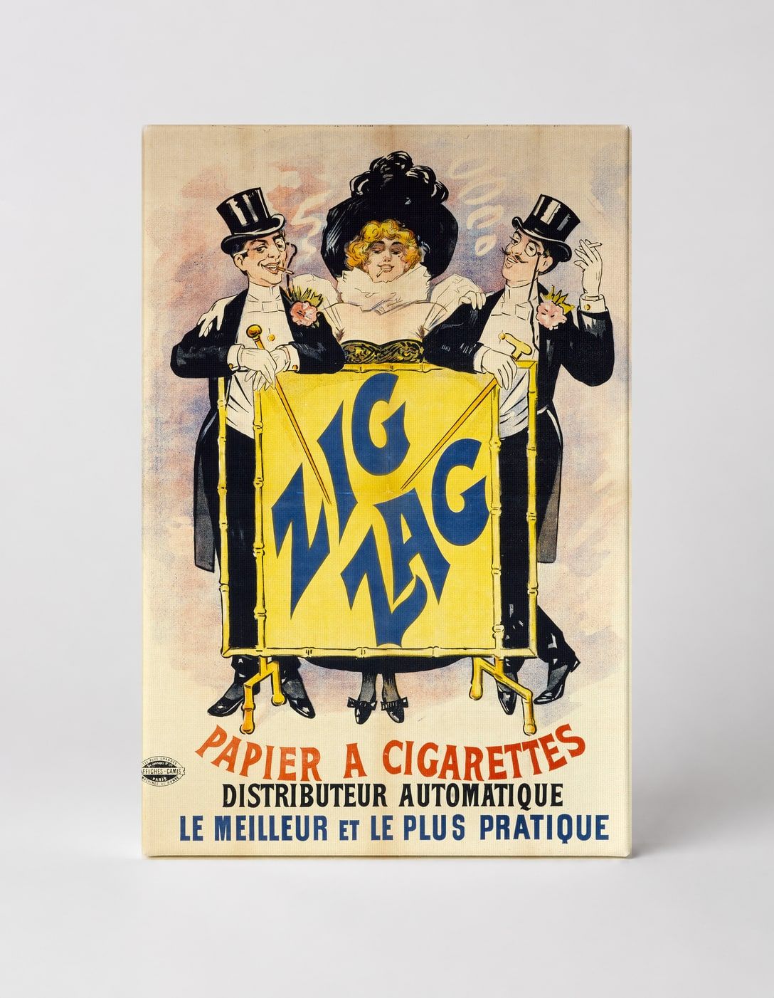 Zig Zag Papier à Cigarettes 1900s - Belle Époque Vintage Poster Wall Art