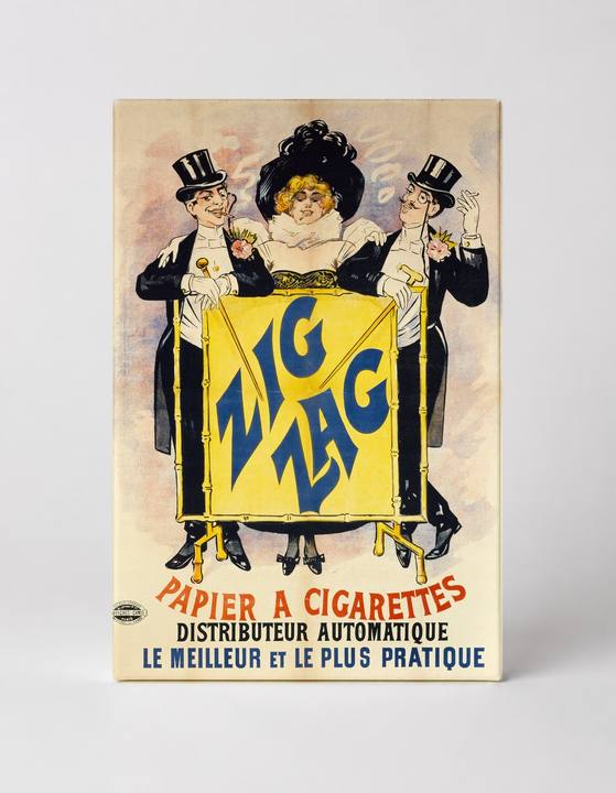 Zig Zag Papier à Cigarettes 1900s - Belle Époque Vintage Poster Wall Art