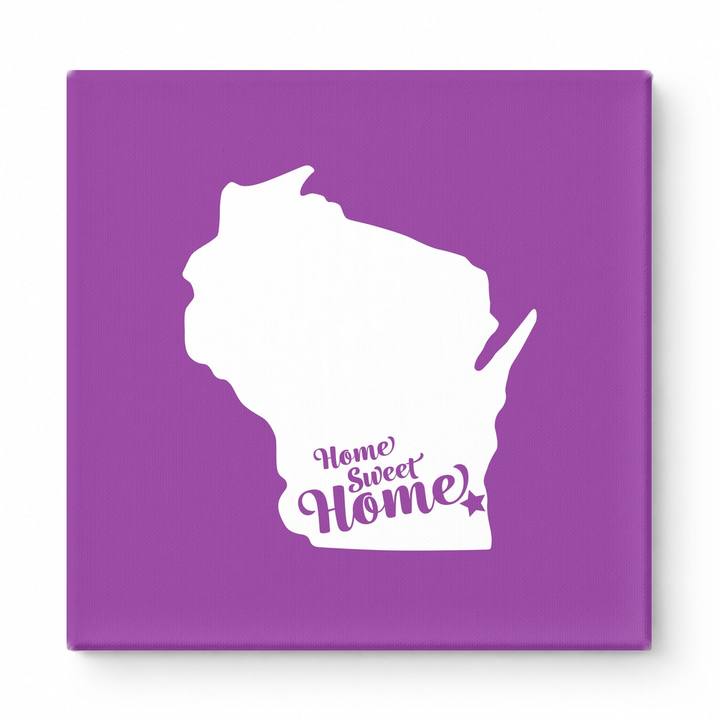 Home Sweet Milwaukee — Wisconsin State Silhouette