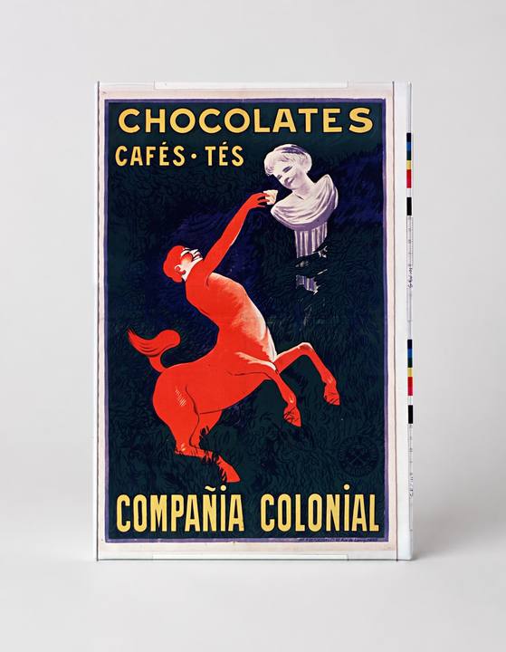 Compañia Colonial Chocolates Cafés Tés - Vintage Spanish Advertising Poster Wall Art