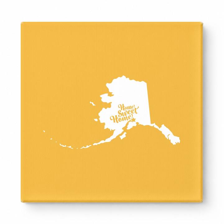 Home Sweet Home — Alaska State Silhouette