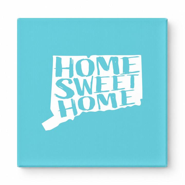 HOME SWEET HOME — Connecticut State Silhouette