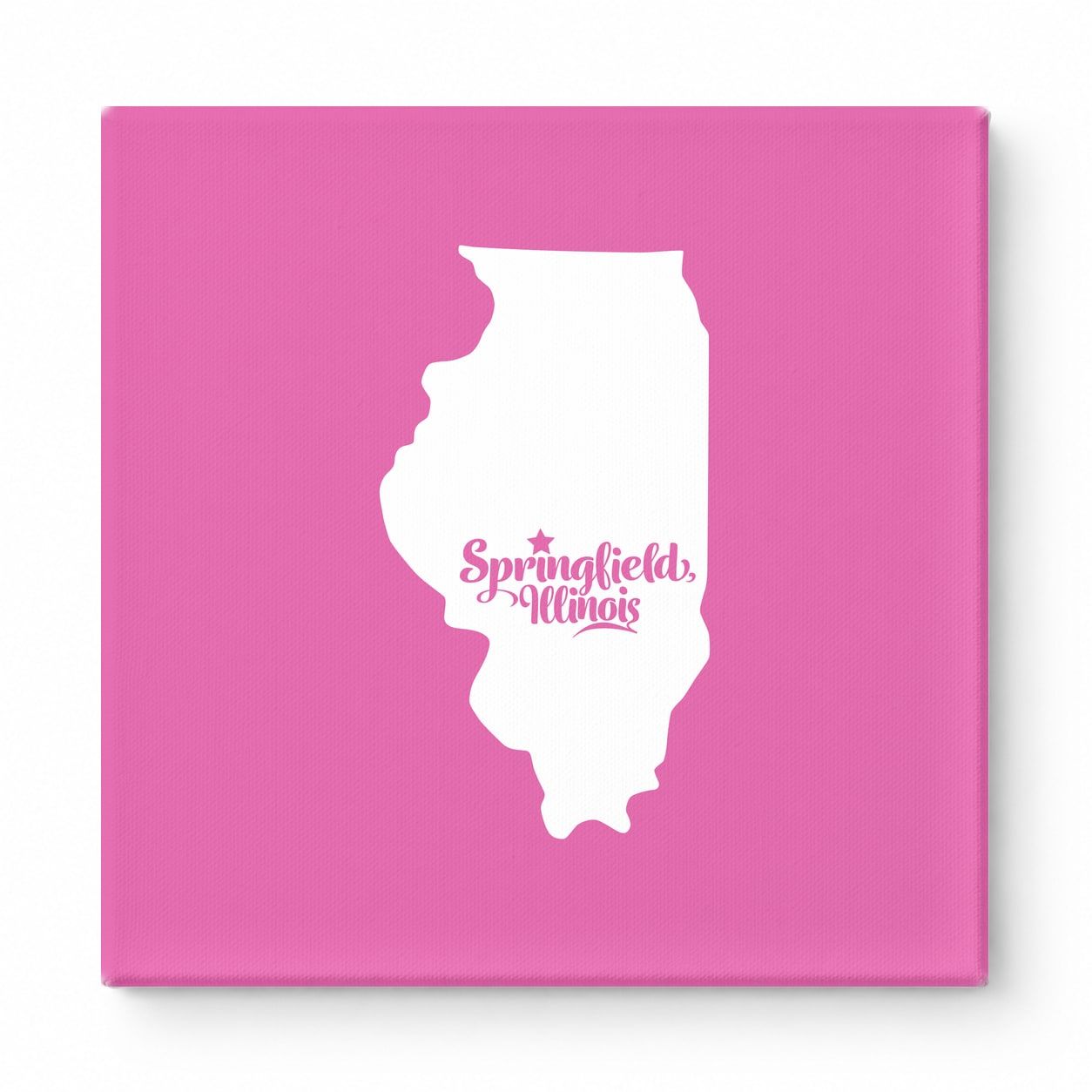 Home Sweet Springfield — Illinois State Silhouette