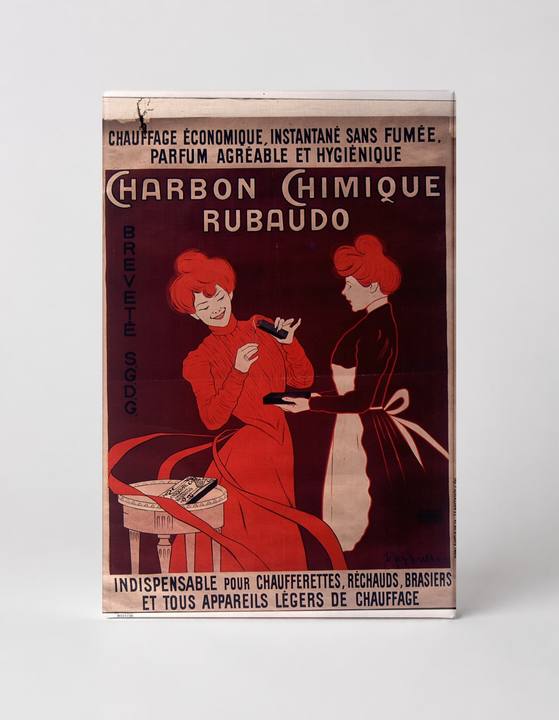 Charbon Chimique Rubaudo 1900s - Belle Époque Vintage Poster Wall Art