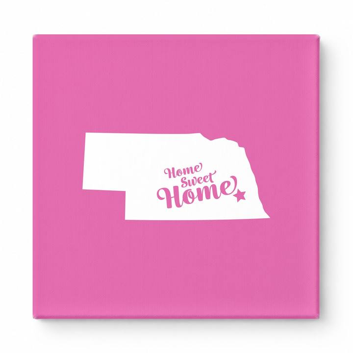 Home Sweet Lincoln — Nebraska State Silhouette