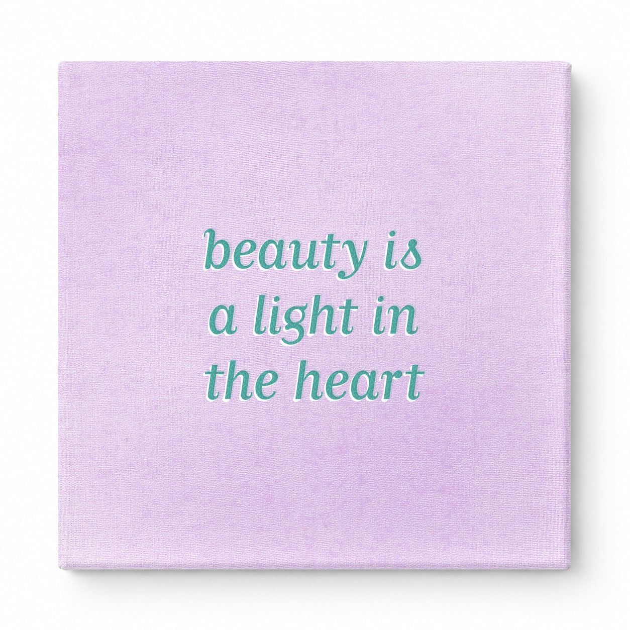Beauty Is a Light in the Heart — Geometric Low-Poly