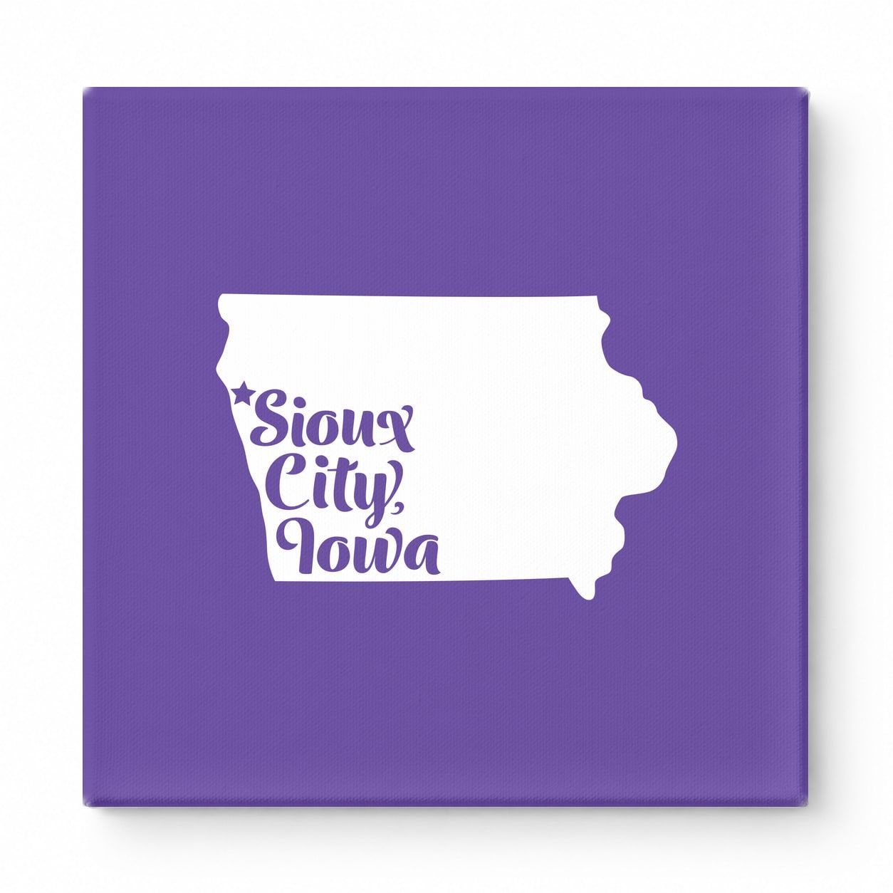 Home Sweet Sioux City — Iowa State Silhouette