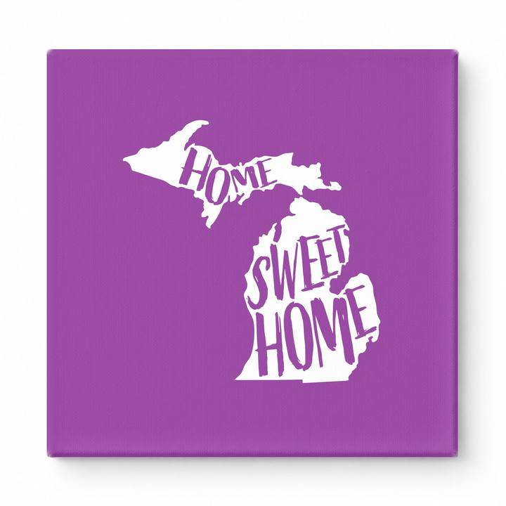 Home Sweet Home — Michigan State Silhouette
