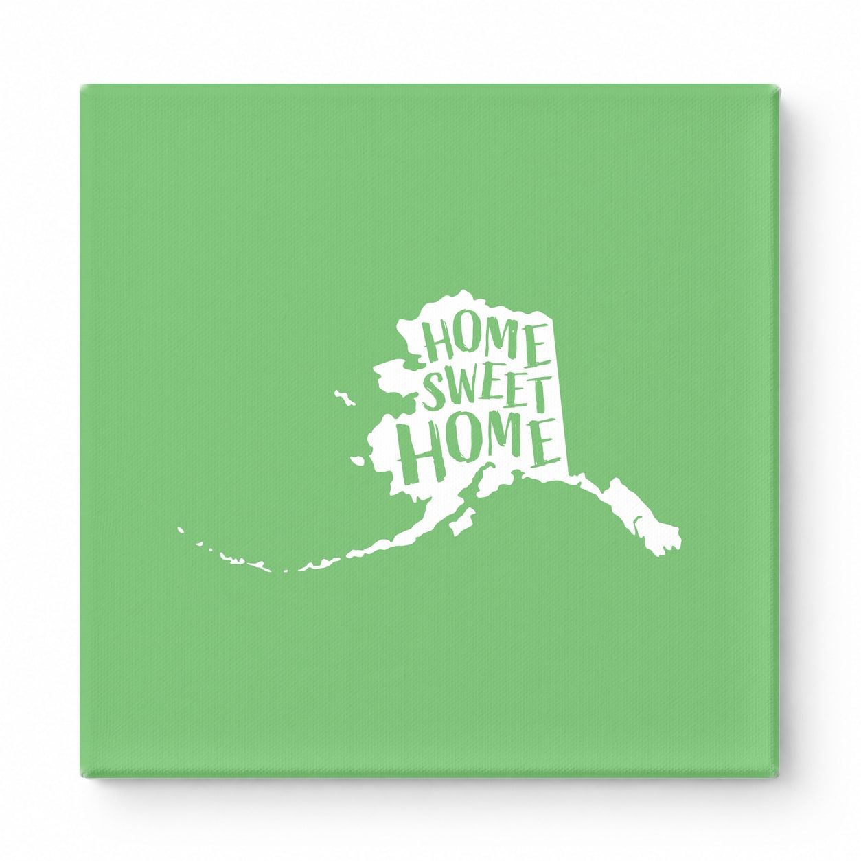 HOME SWEET HOME — Alaska State Silhouette