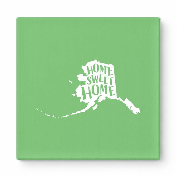 HOME SWEET HOME — Alaska State Silhouette