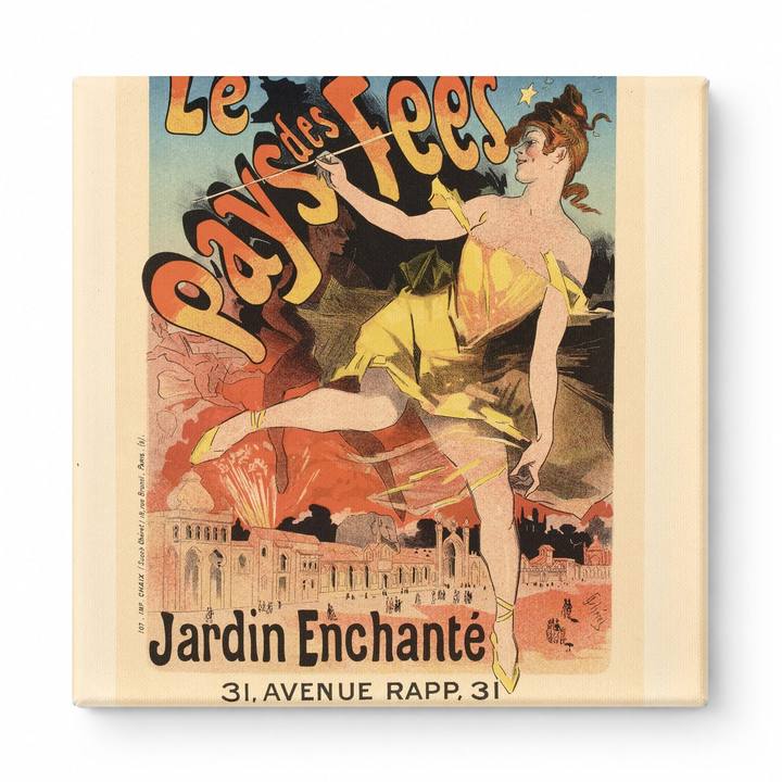 Le Pays des Fées 1889 Exposition Universelle - Art Nouveau Vintage Poster Wall Art