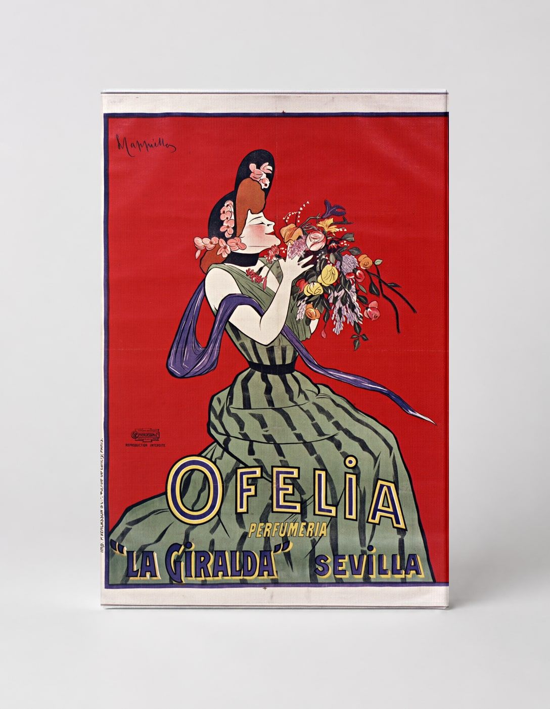 Ofelia Perfumeria La Giralda Sevilla - Art Nouveau Vintage Poster Wall Art