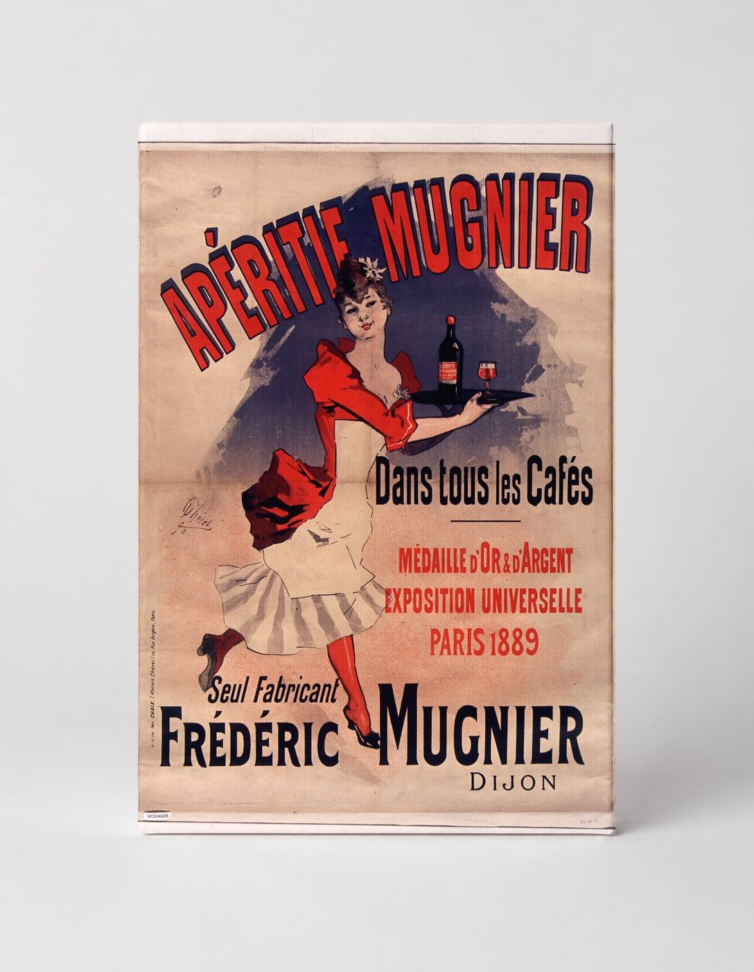 Apéritif Mugnier 1889 – Belle Époque French Advertising Vintage Poster Wall Art