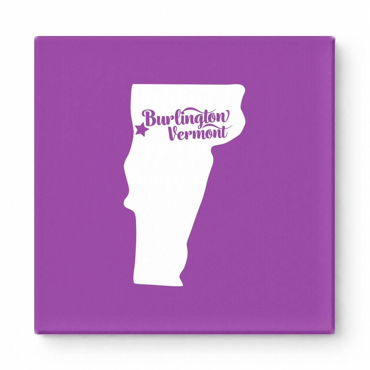 Home Sweet Burlington — Vermont State Silhouette