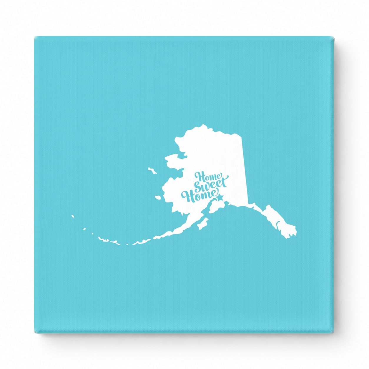 Home Sweet Home — Alaska State Silhouette