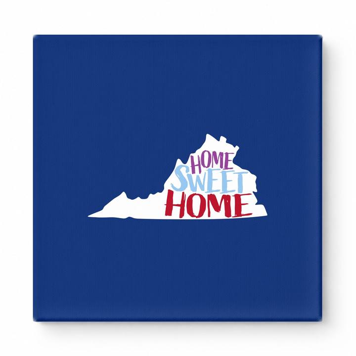 HOME SWEET HOME — Virginia State Silhouette