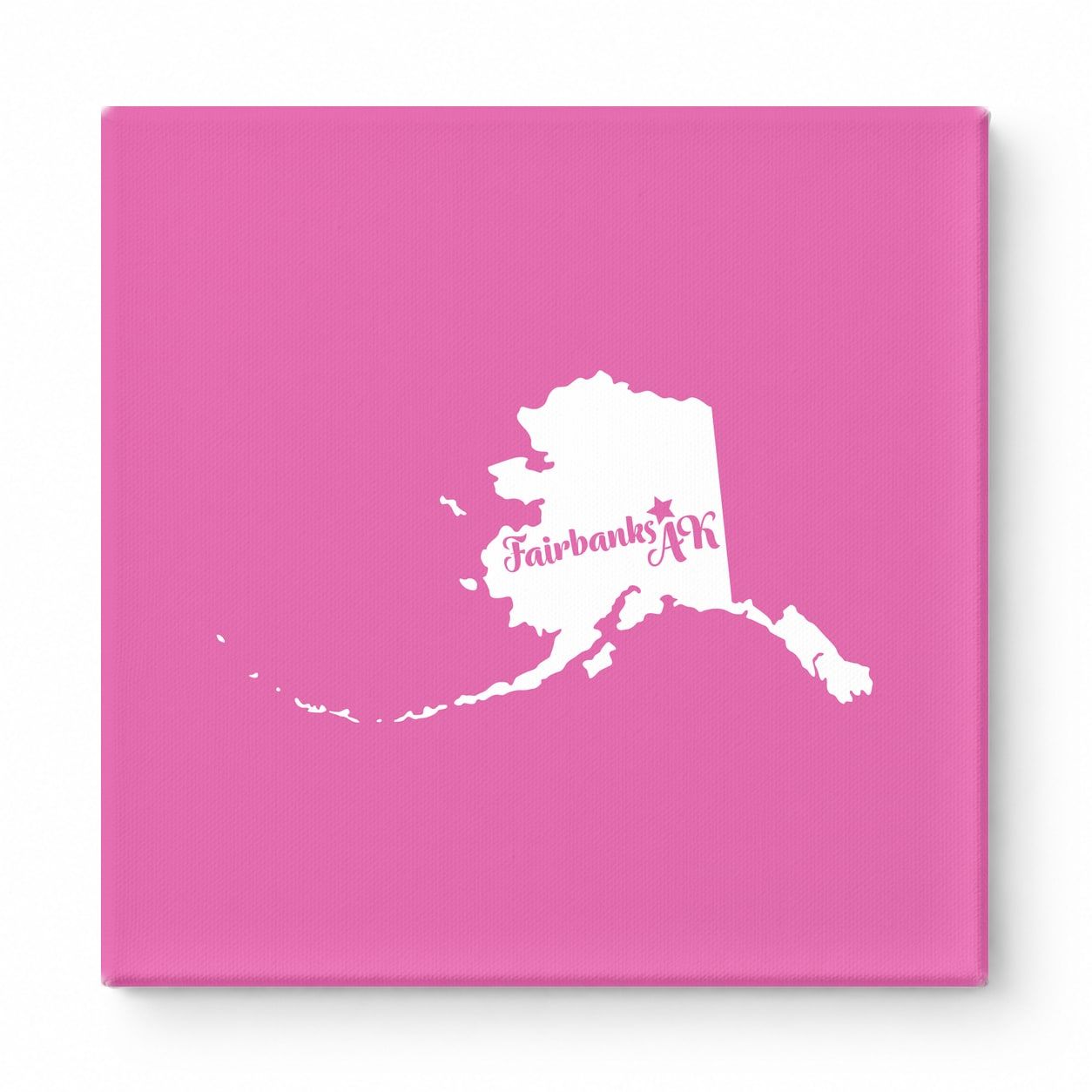 Home Sweet Fairbanks — Alaska State Silhouette