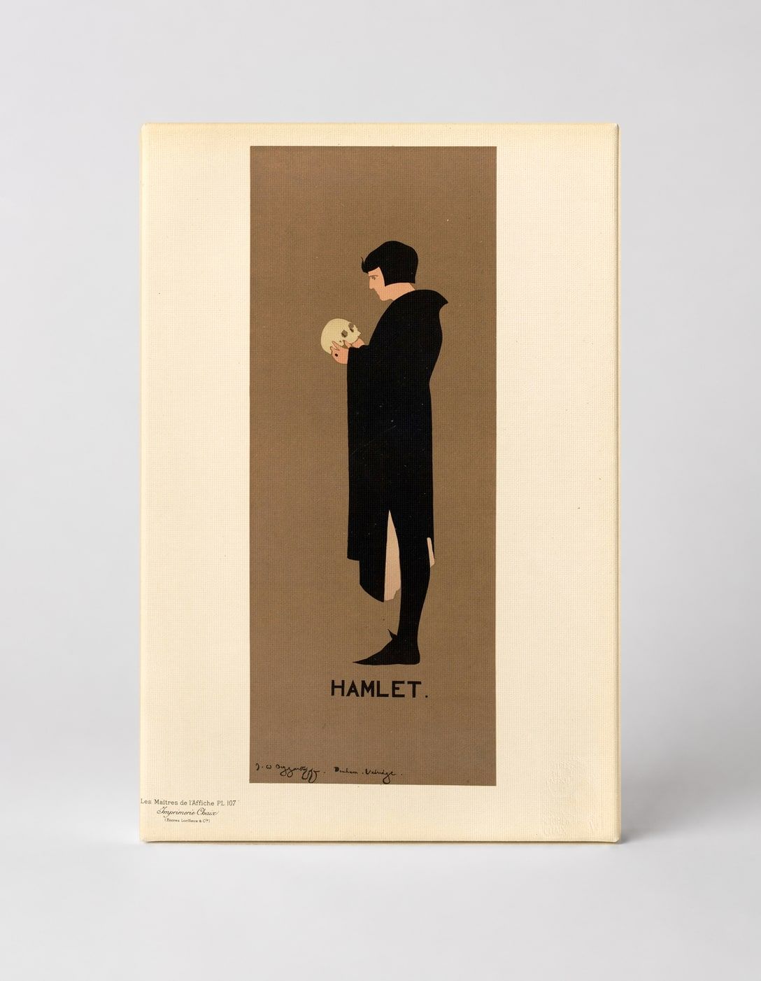 Hamlet Vintage Theatre Poster - Art Nouveau Literary Wall Art