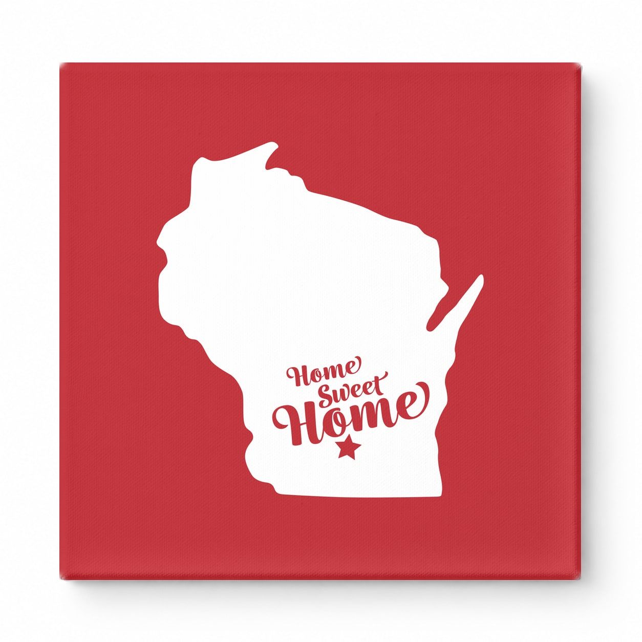Home Sweet Milwaukee — Wisconsin State Silhouette