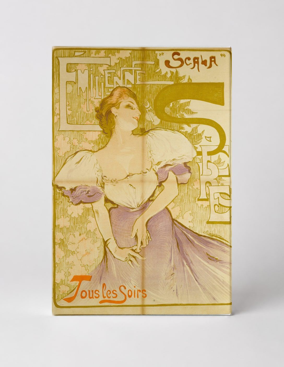 Emilienne à la Scala Tous les Soirs 1890s - Belle Époque Vintage Poster Wall Art