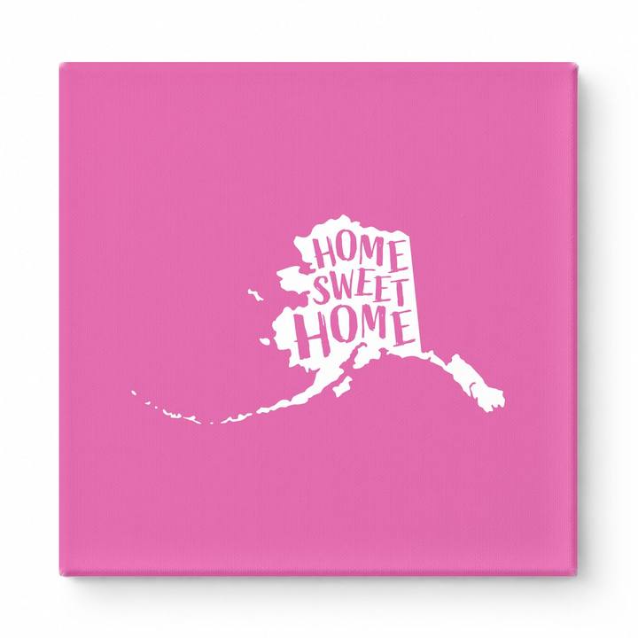 HOME SWEET HOME — Alaska State Silhouette