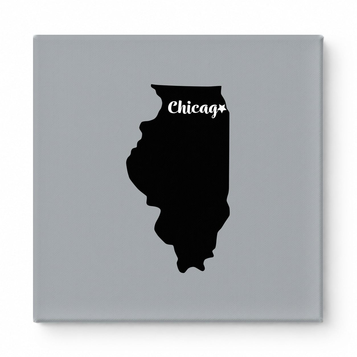 Home Sweet Chicago — Illinois State Silhouette
