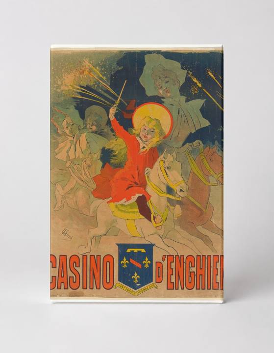 Casino d'Enghien 1890s Belle Époque Vintage Poster Canvas Wall Art