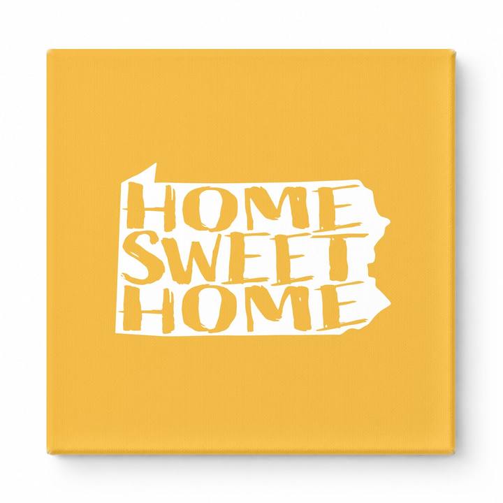 HOME SWEET HOME — Pennsylvania State Silhouette