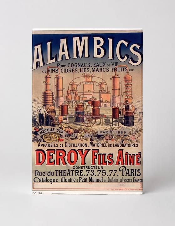 Alambics Deroy Fils Aîné 1889 Paris Distillery Vintage Poster Wall Art