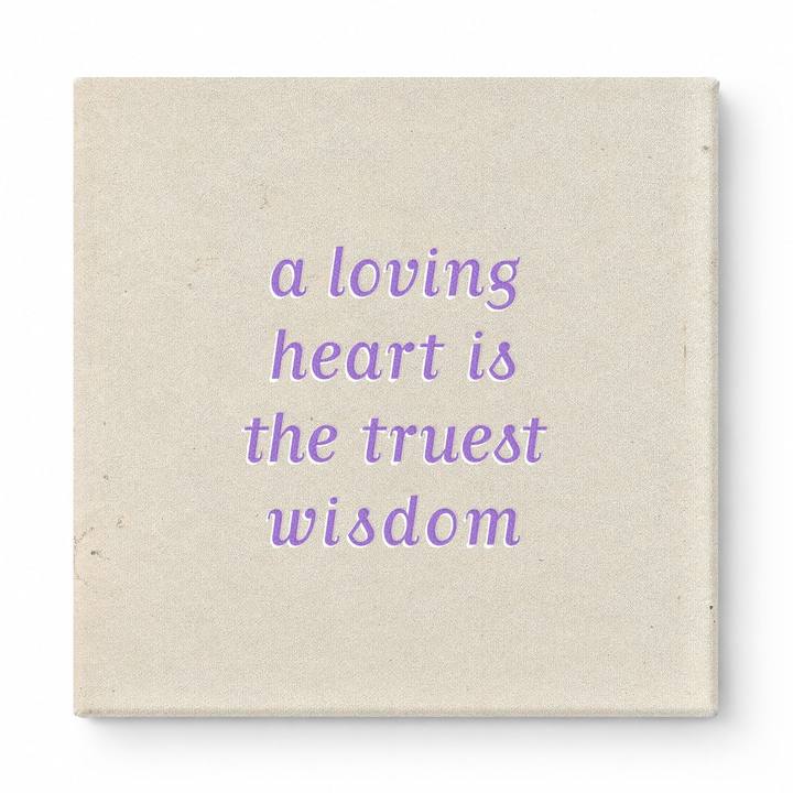A Loving Heart Is the Truest Wisdom — Geometric Low-Poly