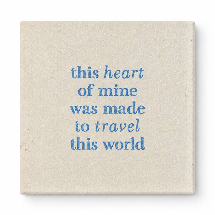 This Heart of Mine Was Made to Travel This World — Geometric Low-Poly