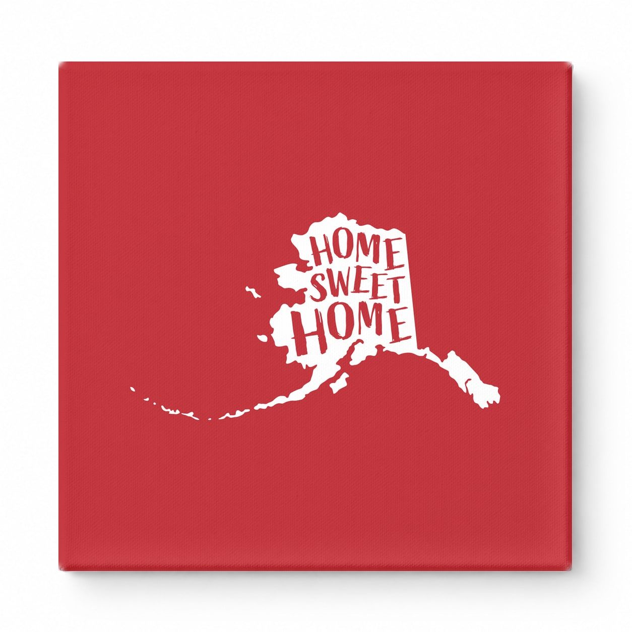 HOME SWEET HOME — Alaska State Silhouette