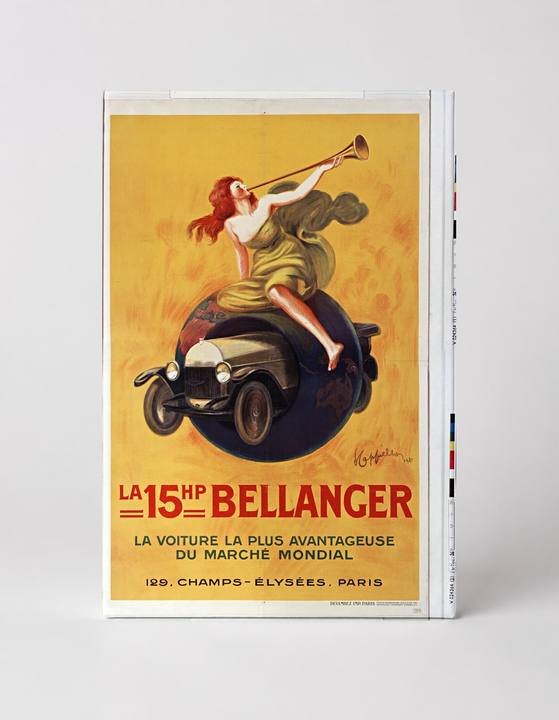 La 15HP Bellanger 1921 - French Automobile Vintage Poster Wall Art