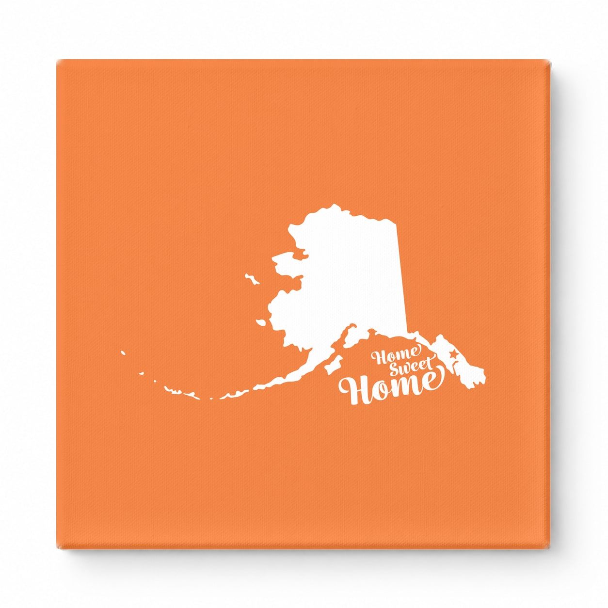 Home Sweet Home — Alaska State Silhouette